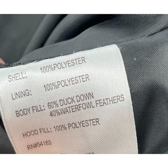 Calvin Klein Duck Down Puffer Jacket Women's Size 1X Black - Picture 6 of 6